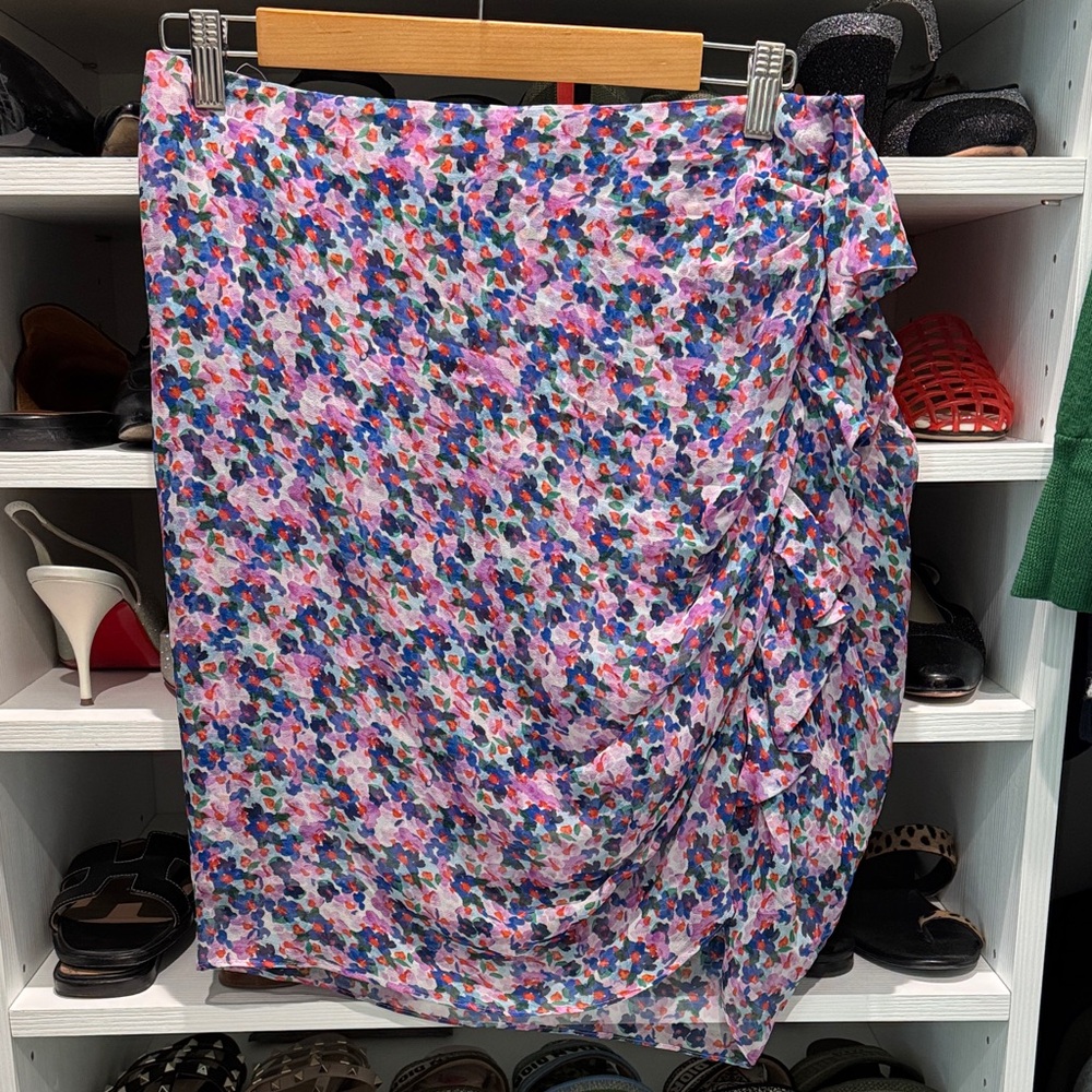 Veronica Beard Floral Multicolor Women's Skirt